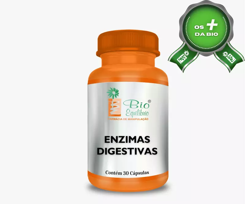 Enzimas Digestivas - 30 Cápsulas